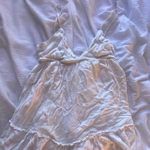 Garage white dress/coverup. Size S